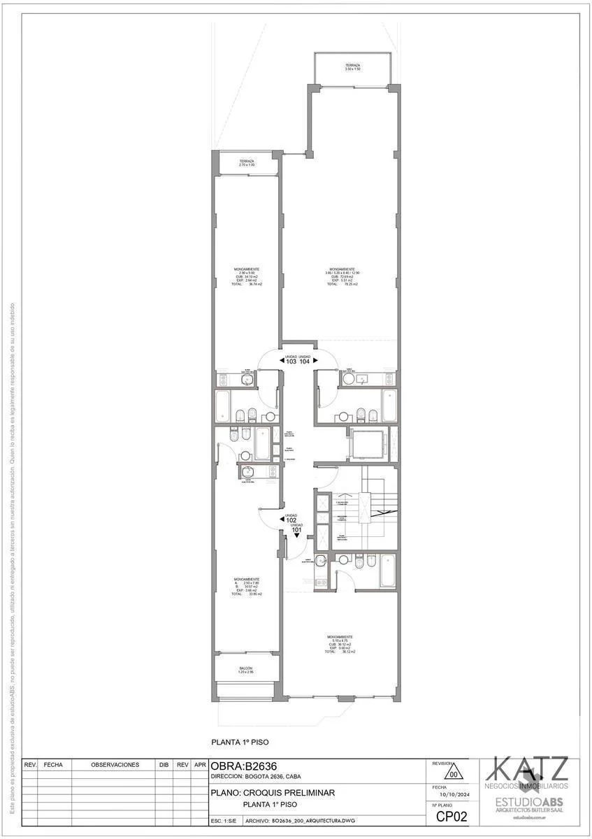 Imagen de la propiedad 1 ambientes ZP 2398651
