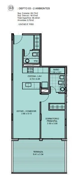 Imagen de la propiedad 2 ambientes ZP 2159391