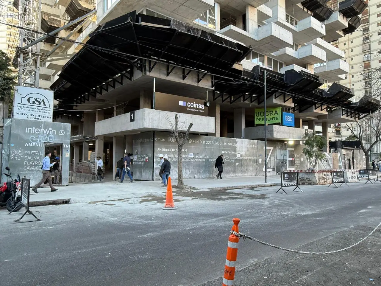 Imagen del emprendimiento en construcción