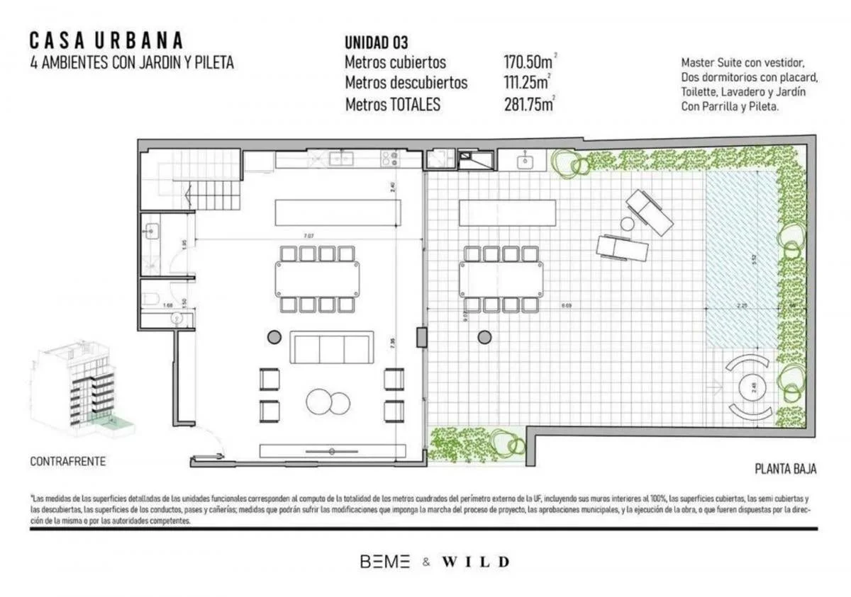 Plano de la propiedad