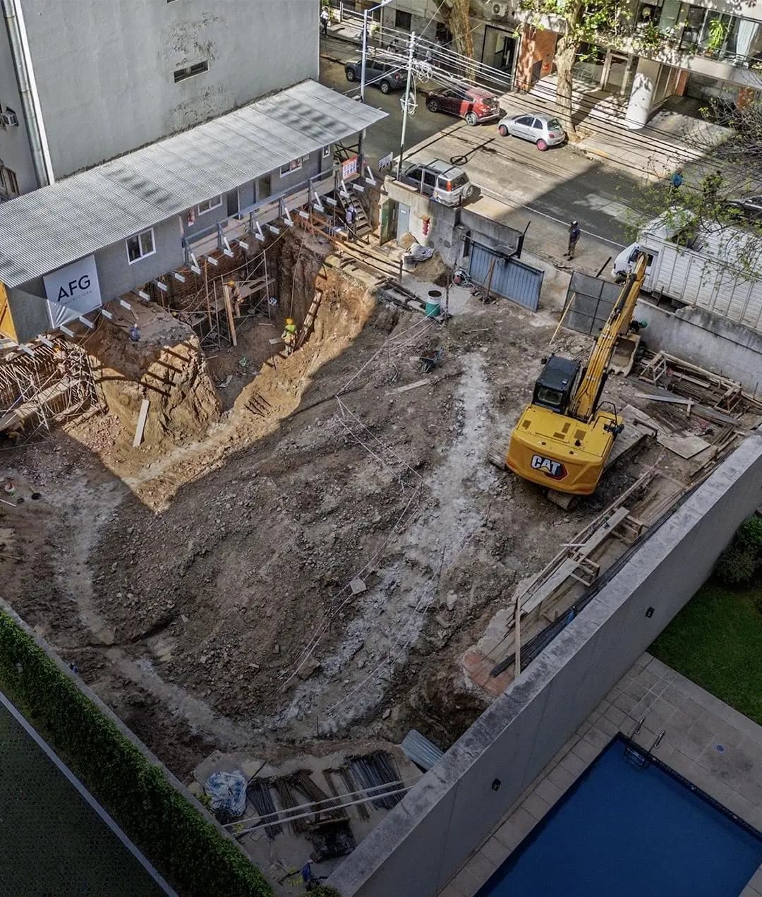 Imagen del emprendimiento en construcción