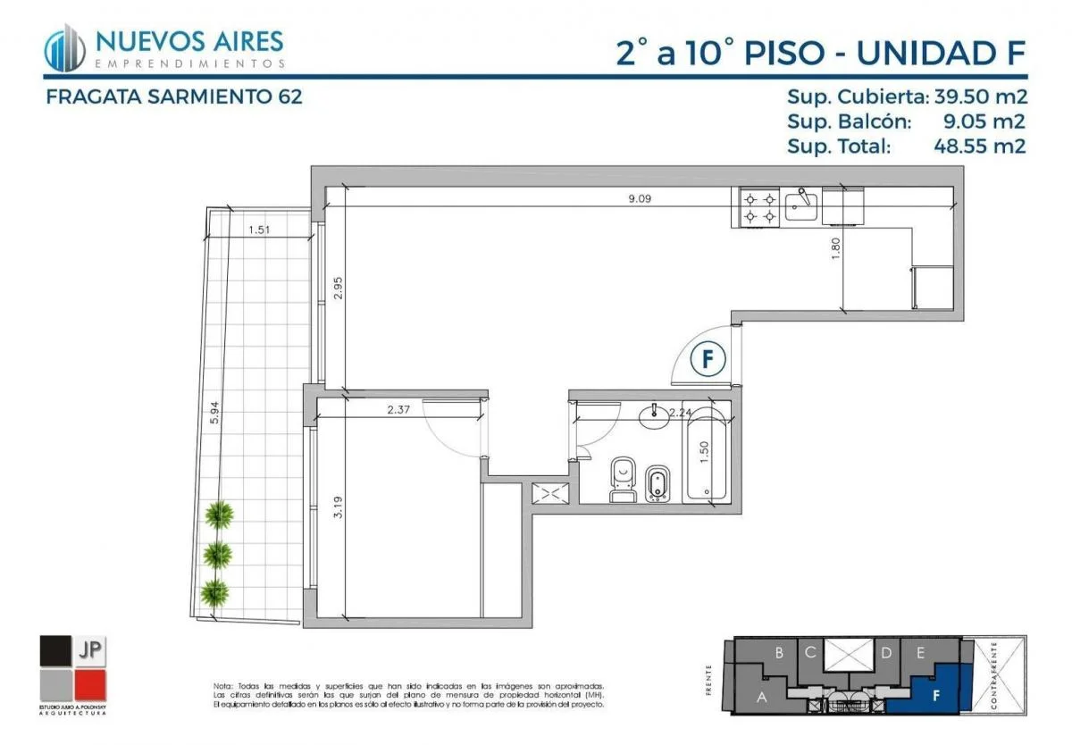 Imagen de la propiedad 2 ambientes ZP 2321735