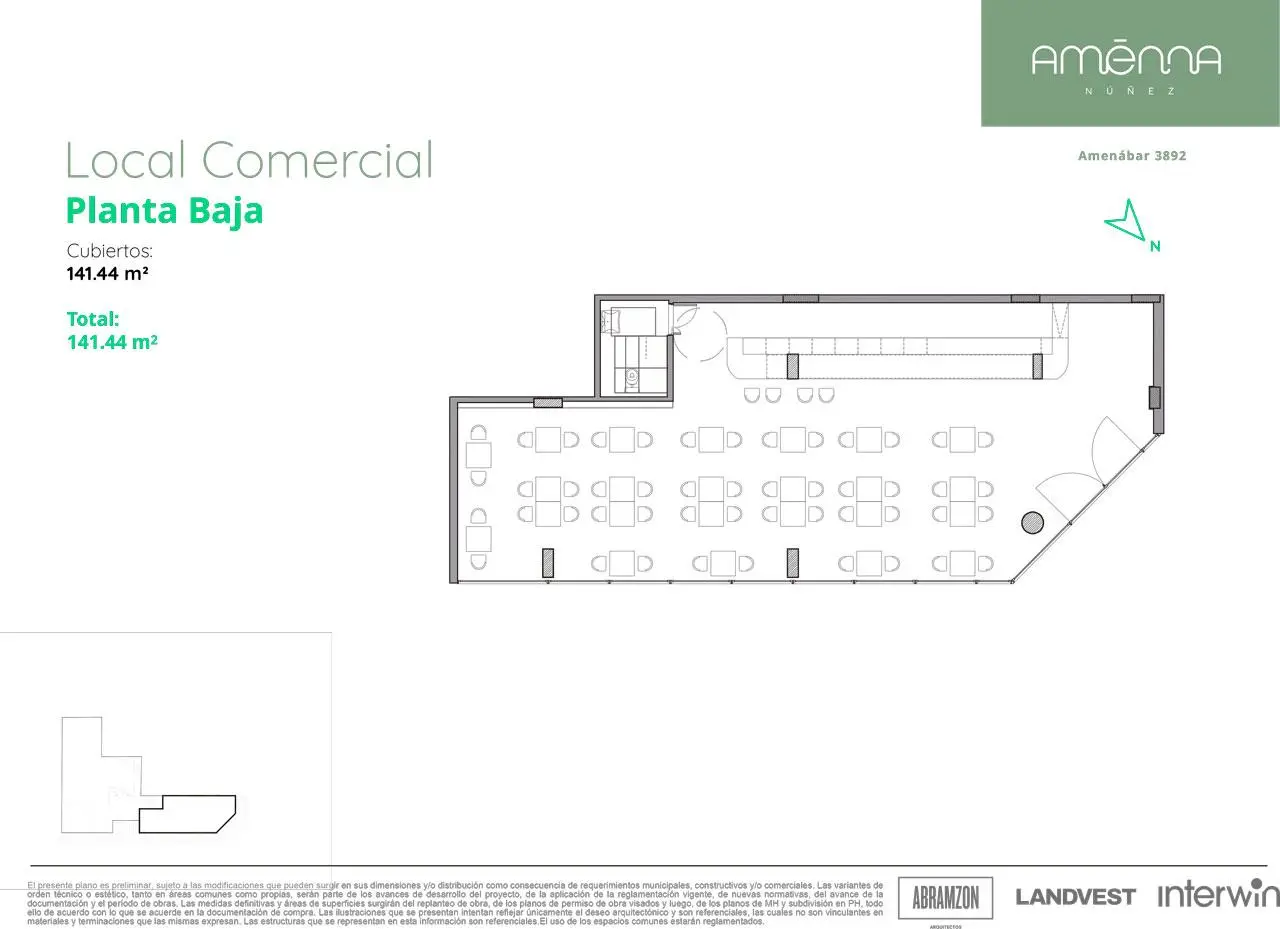Imagen de la propiedad Amenábar 3892 - Local