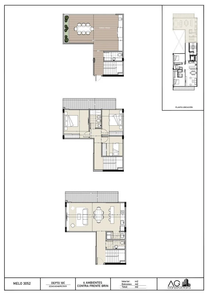 Imagen de la unidad Melo 3052 – 4 ambientes – Ref. 2167782