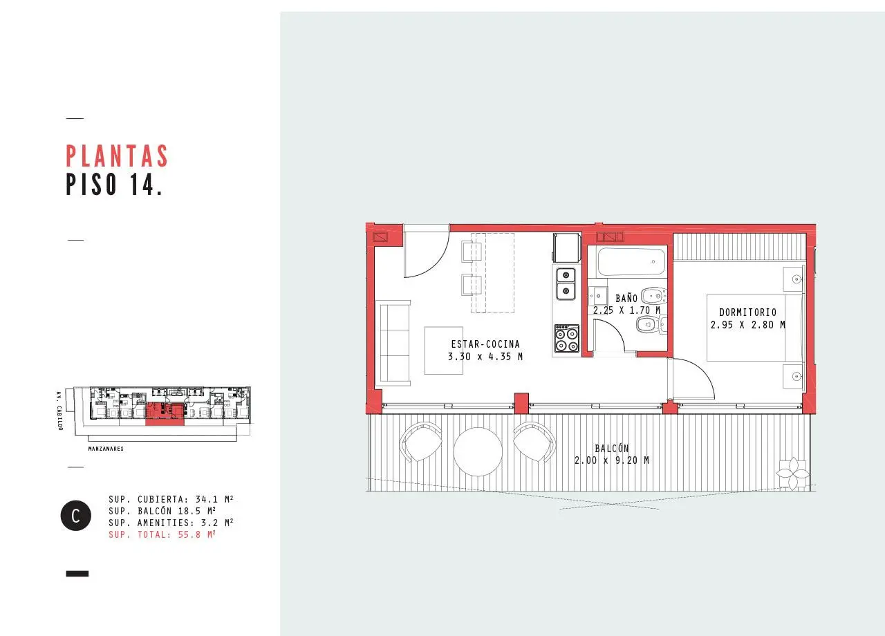 Imagen de la propiedad Manzanares 2373 - 14C