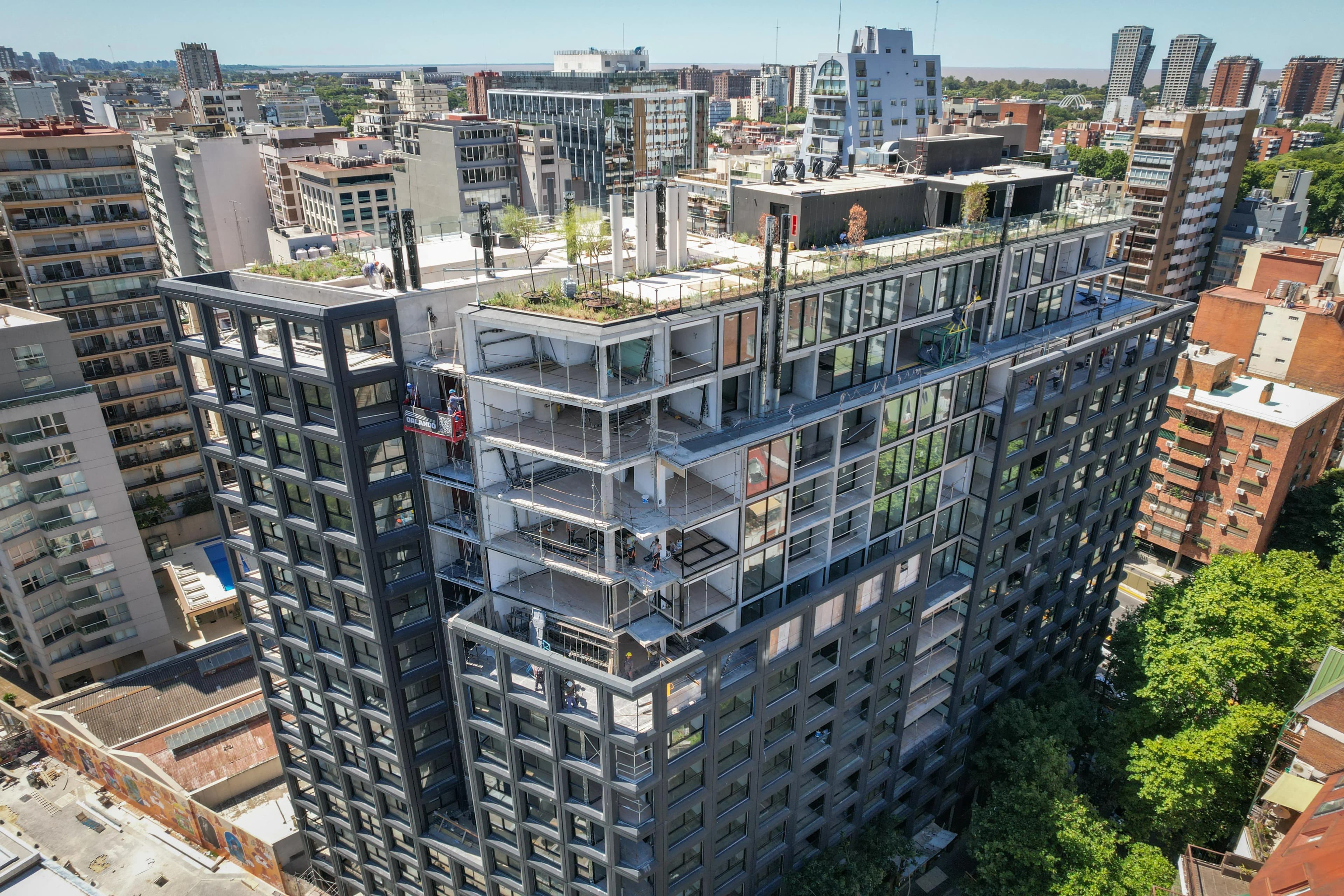 Imagen del emprendimiento en construcción