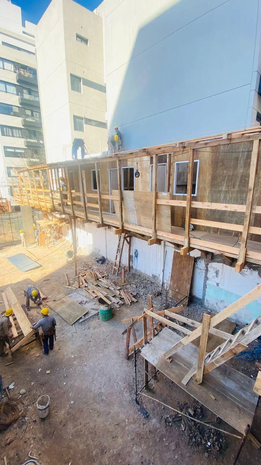 Imagen del emprendimiento en construcción