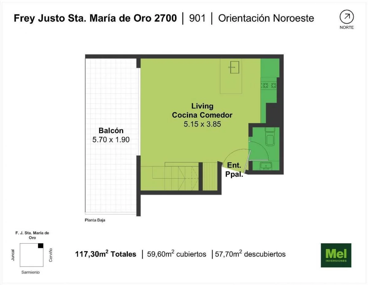 Plano de la propiedad