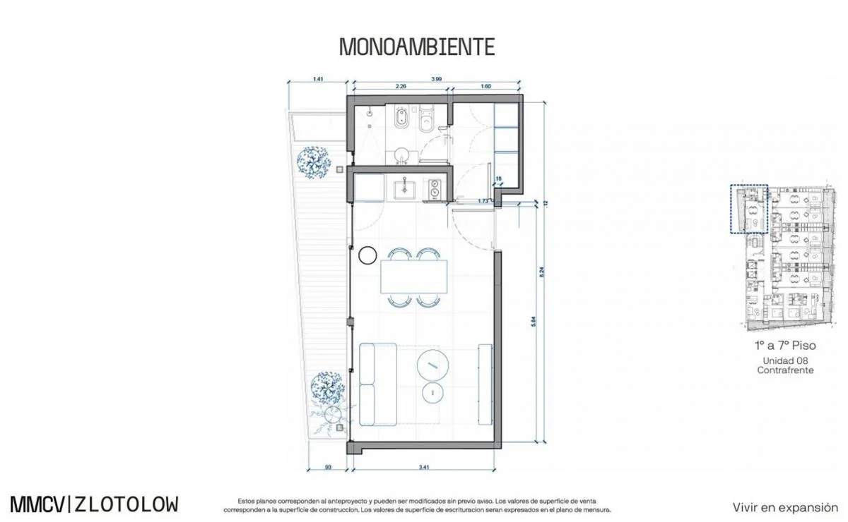 Imagen de la propiedad 2 ambientes ZP 2167668