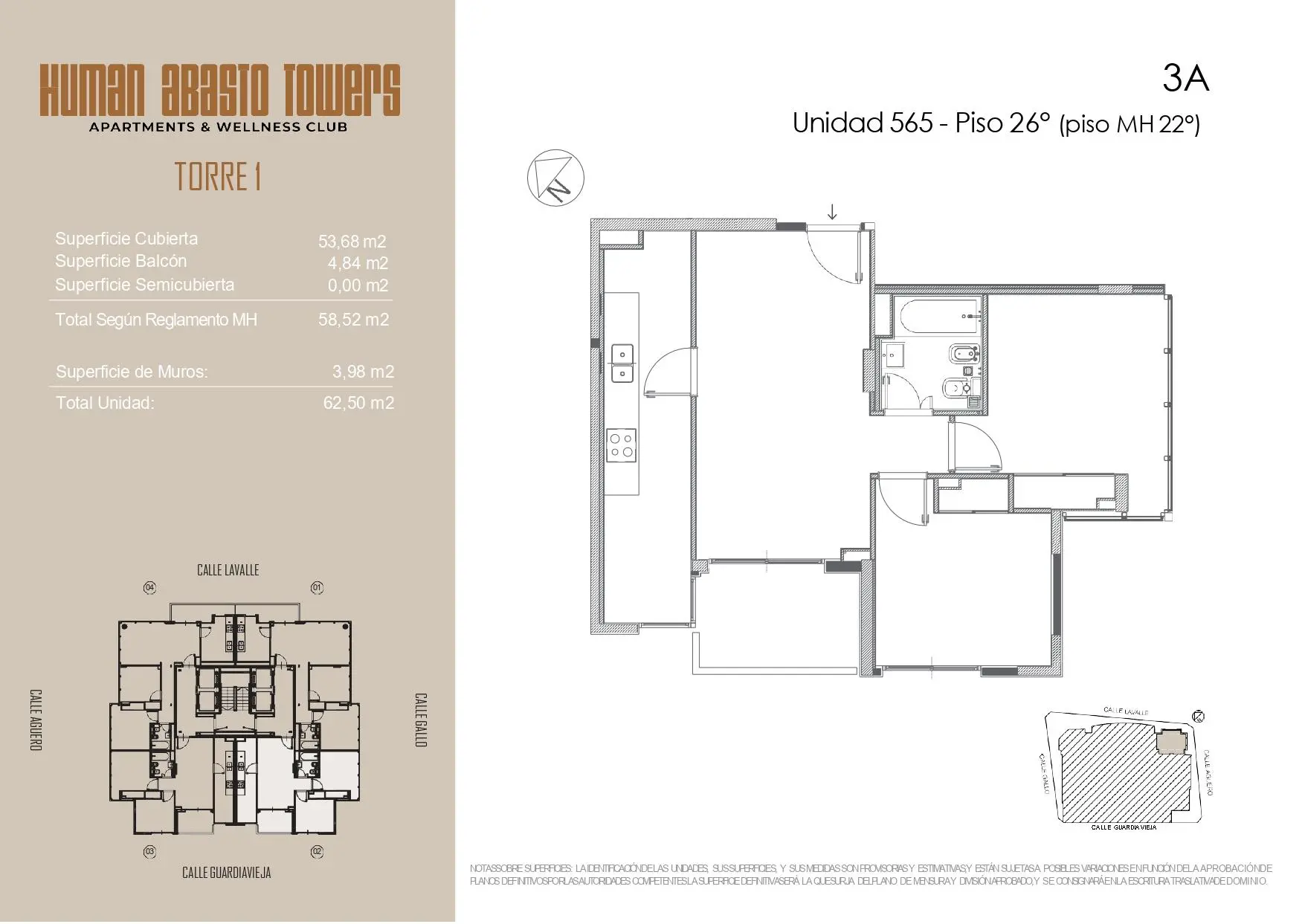 Imagen de la propiedad Lavalle 3252 - Piso 26 Unidad 565