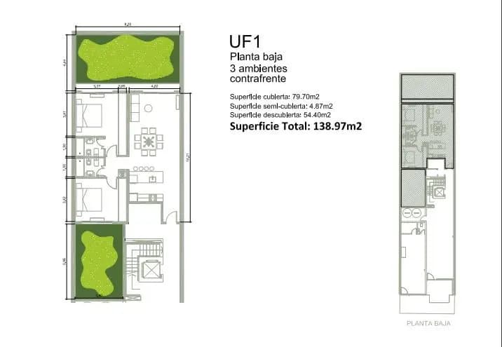 Imagen de la propiedad LA PAMPA Y LUGONES | Unidad B PB Unificado