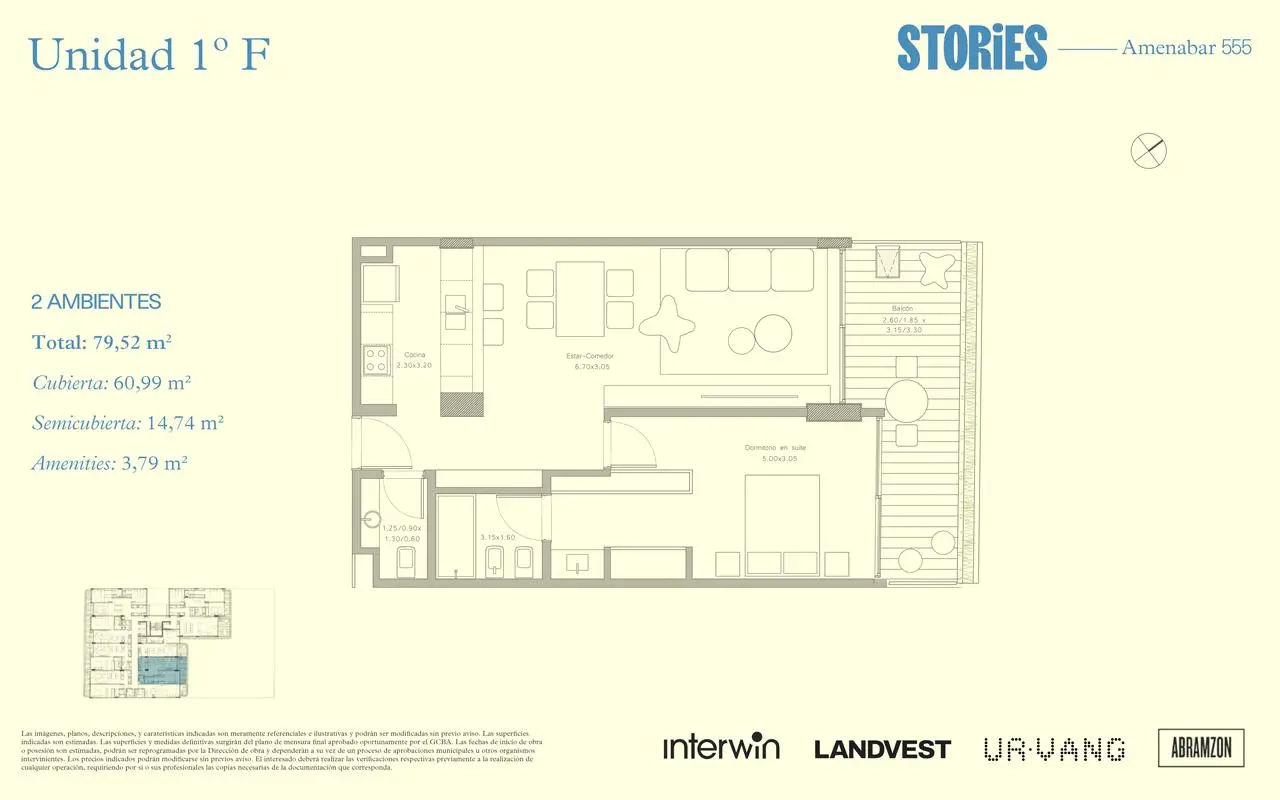 Imagen de la propiedad Amenábar 555 - 1F