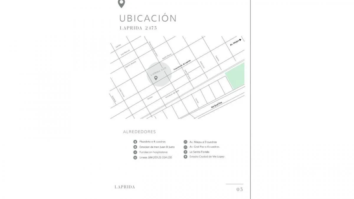 Imagen del emprendimiento Laprida 2475, Vicente López