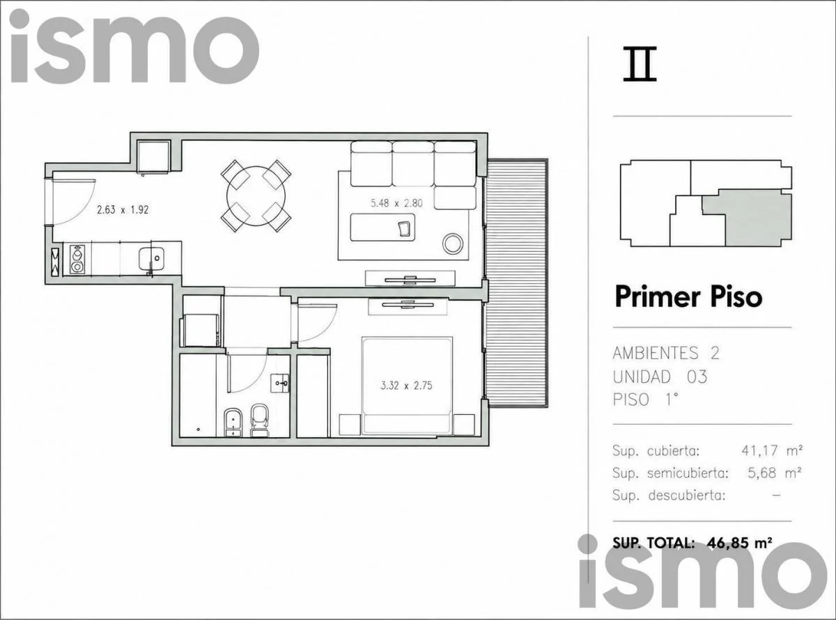 Imagen de la propiedad 2 ambientes ZP 2309408