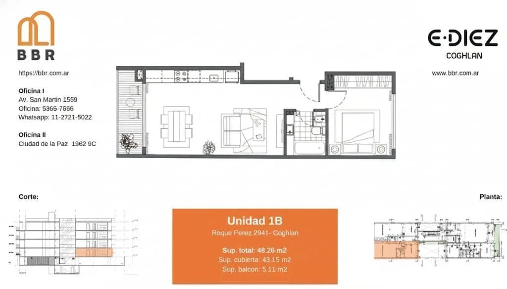 Imagen de la propiedad 2 ambientes ZP 2238564