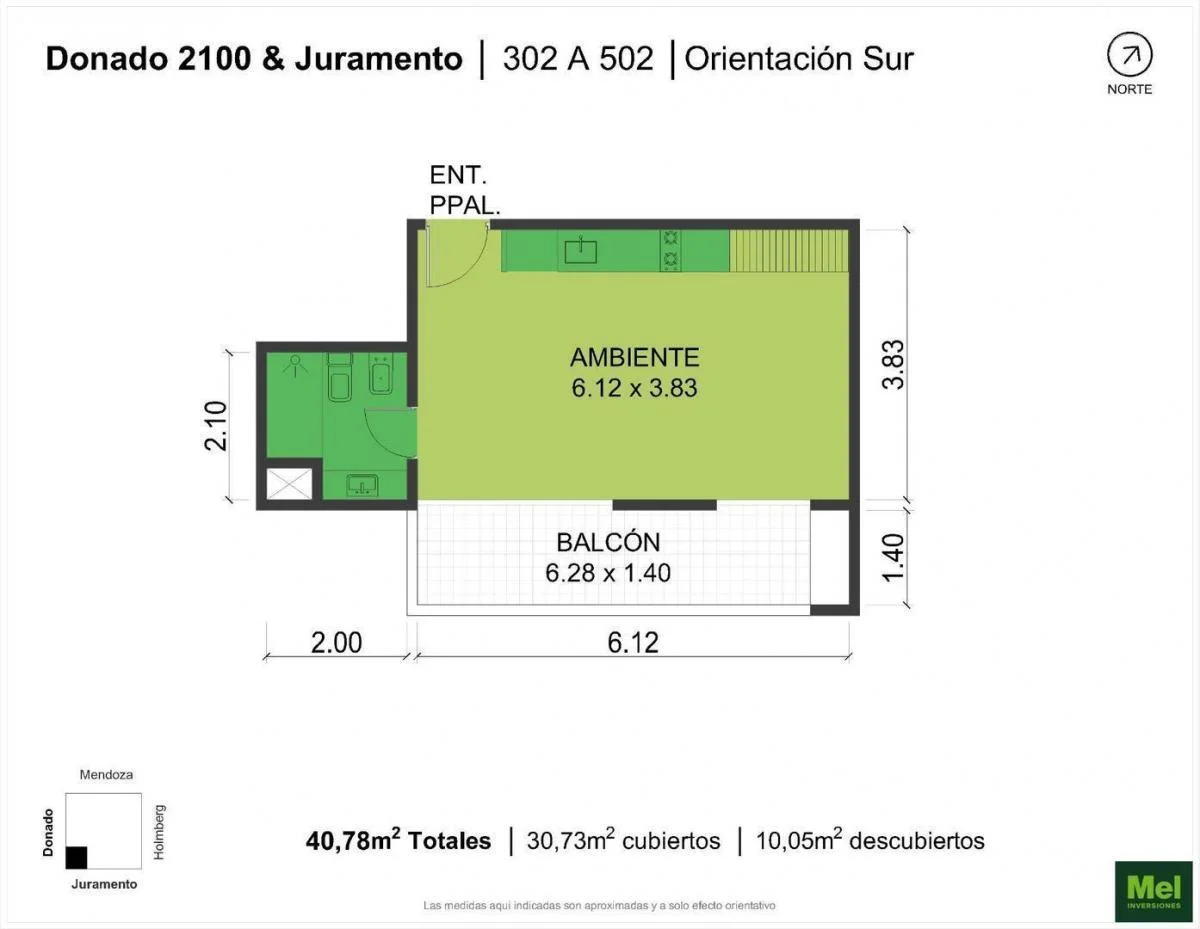 Imagen de la propiedad 1 ambientes ZP 2171485
