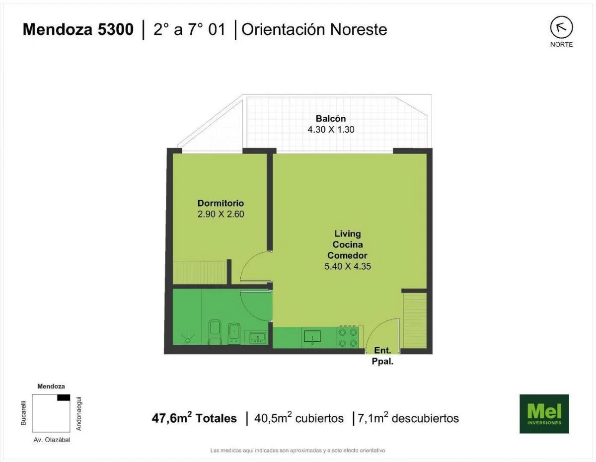 Imagen de la propiedad 2 ambientes ZP 2167066
