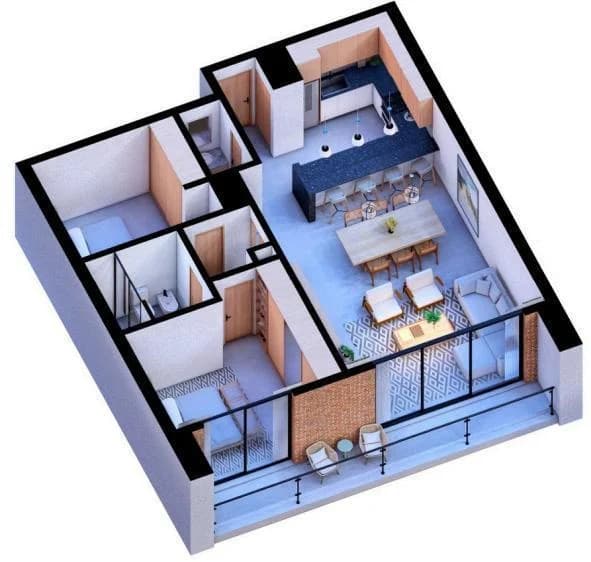 Imagen de la propiedad 3 ambientes ZP 2159900