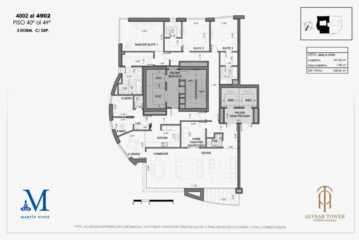Imagen de la propiedad Alvear Tower – 4 ambientes – Ref. 2158774