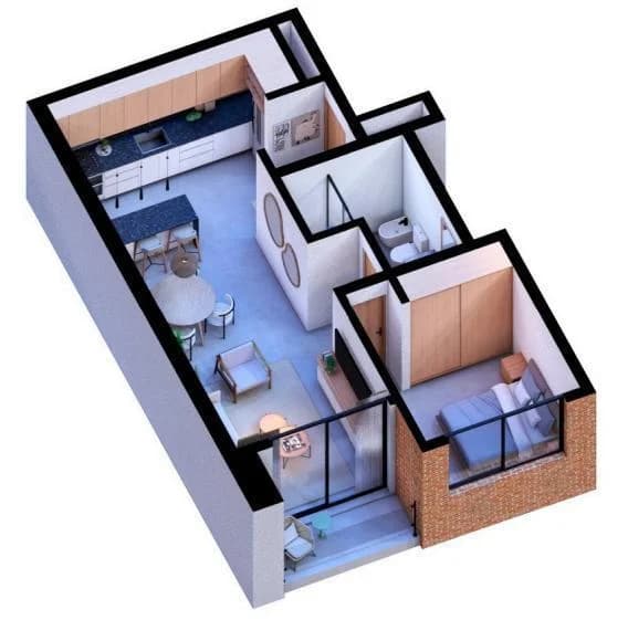 Imagen de la propiedad 2 ambientes ZP 2159899