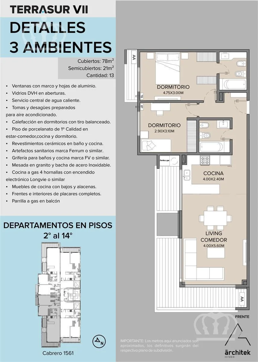Imagen de la propiedad 3 ambientes ZP 2166119