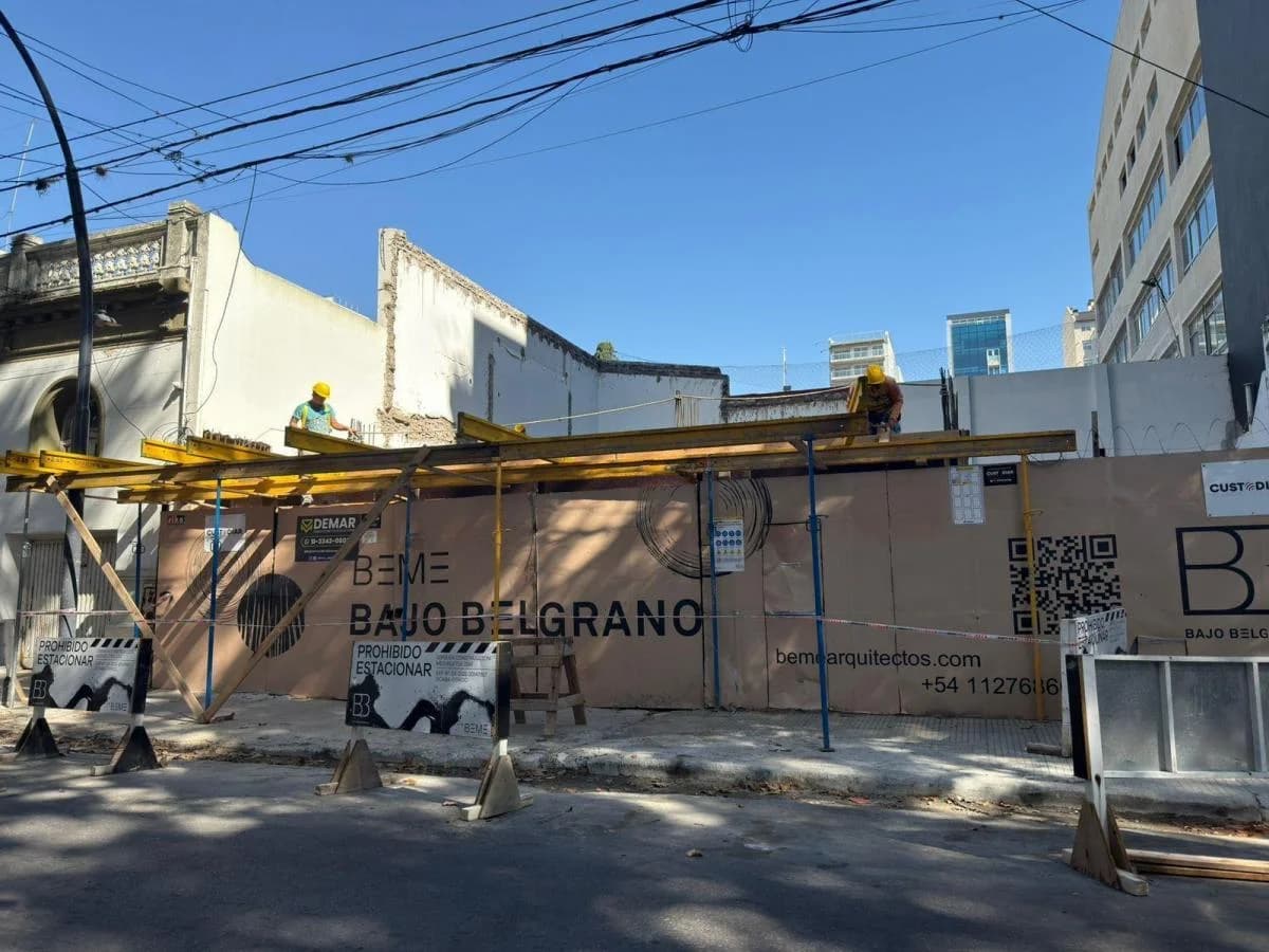 Imagen del emprendimiento en construcción