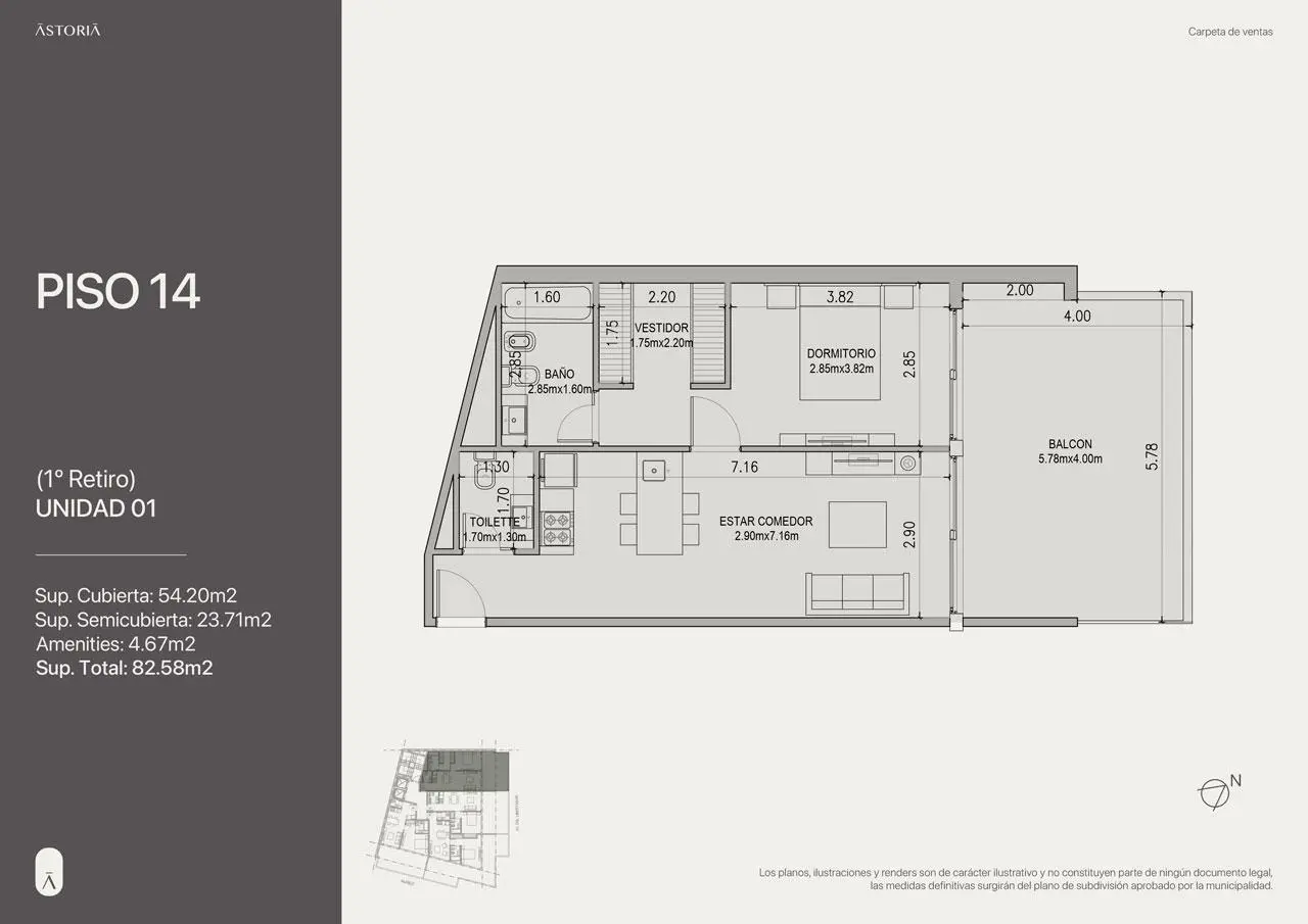Imagen de la propiedad ASTORIA LIBERTADOR | Unidad 1401