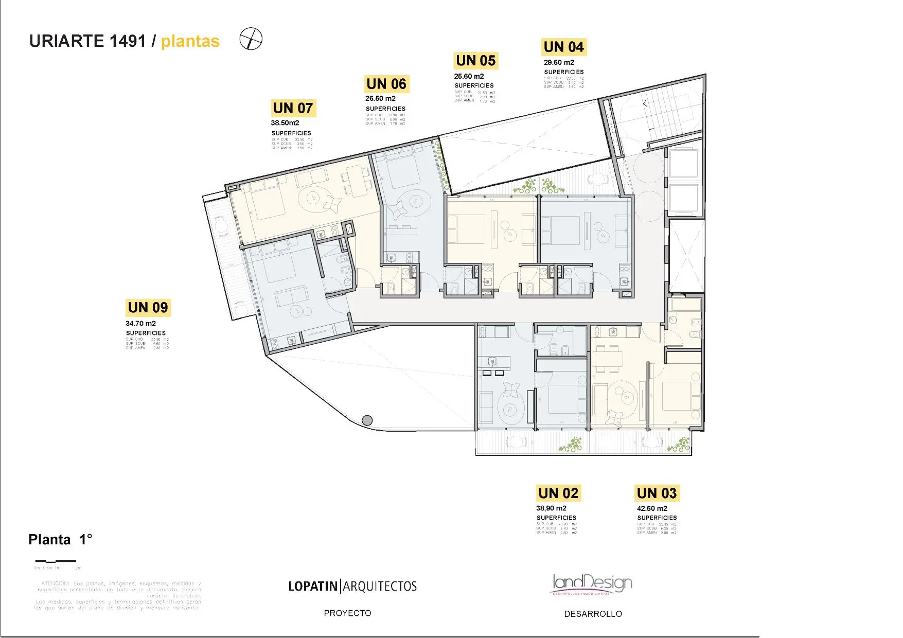 Planos del emprendimiento