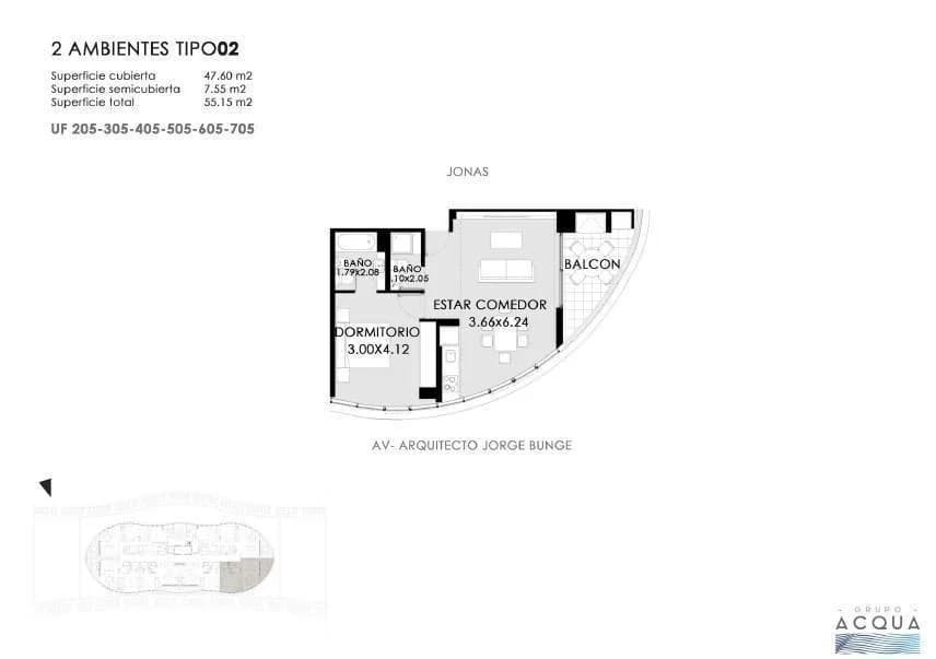 Imagen de la propiedad 2 ambientes ZP 2261831