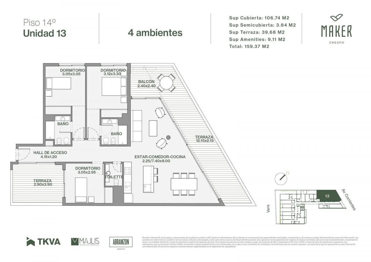 Imagen de la propiedad 4 ambientes ZP 2172407