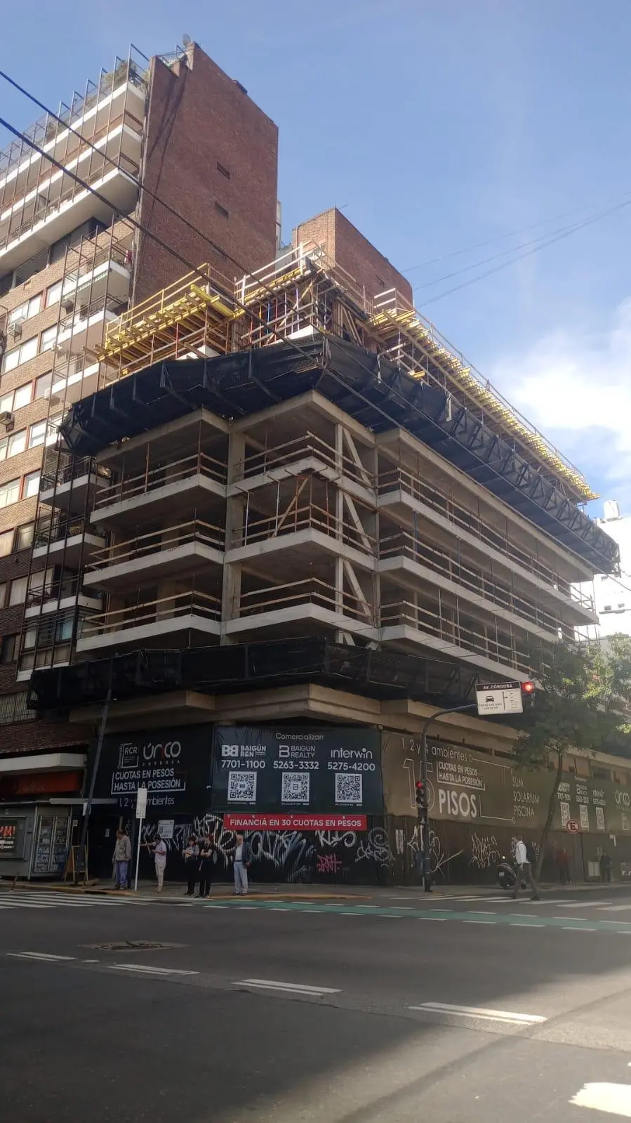 Imagen del emprendimiento en construcción