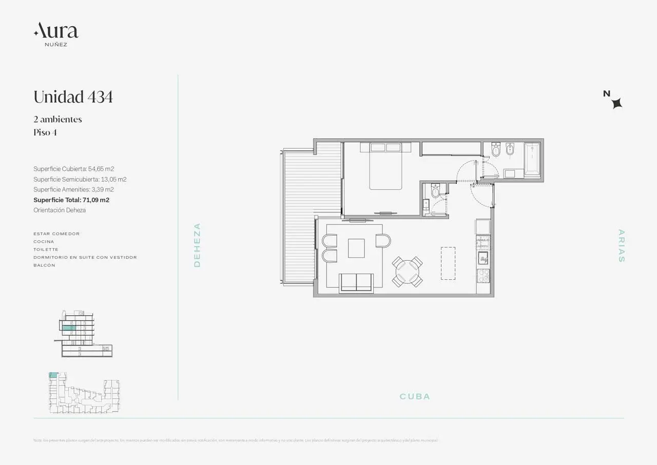 Imagen de la propiedad AURA NUÑEZ | Unidad 434