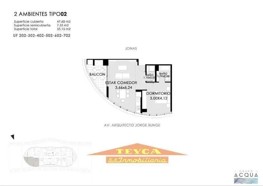 Imagen de la propiedad 2 ambientes ZP 2261833
