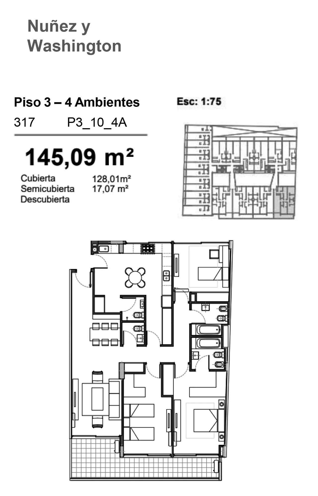 Imagen de la propiedad WH WASHINGTON Y NUÑEZ | Unidad 317