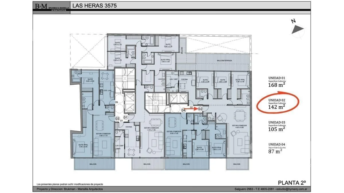 Imagen de la propiedad Las Heras y Salguero – 4 ambientes – Ref. 2156520