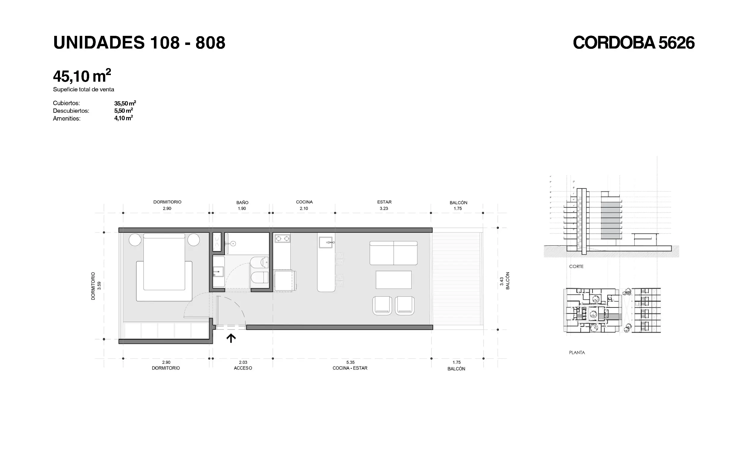 Imagen de la propiedad Cordoba 5626 - 508