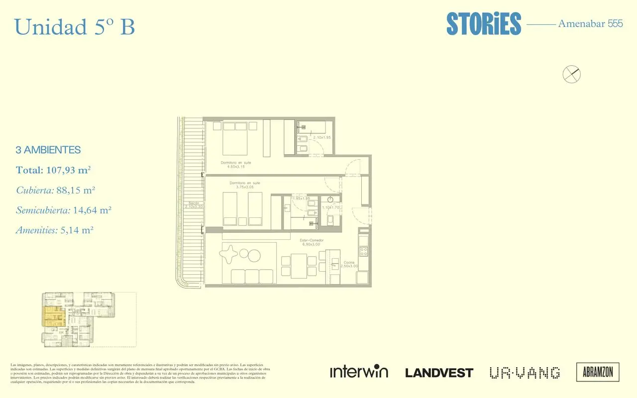 Imagen de la propiedad Amenábar 555 - 5B