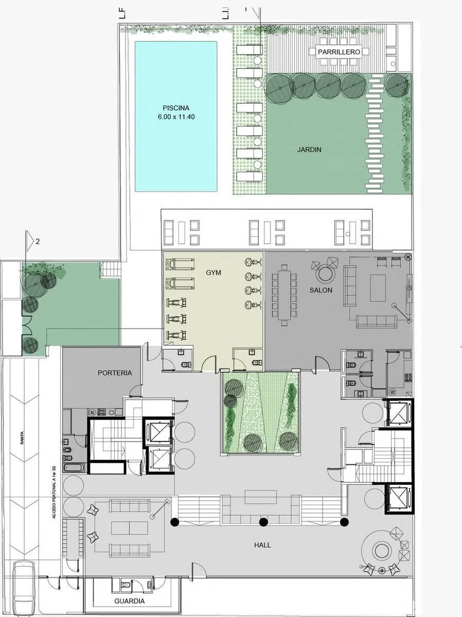 Imagen de la propiedad Florean Pampa – 1 ambiente – Ref. 2173881