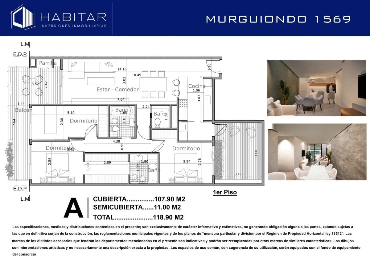 Imagen del emprendimiento Murguiondo 1569, Capital Federal