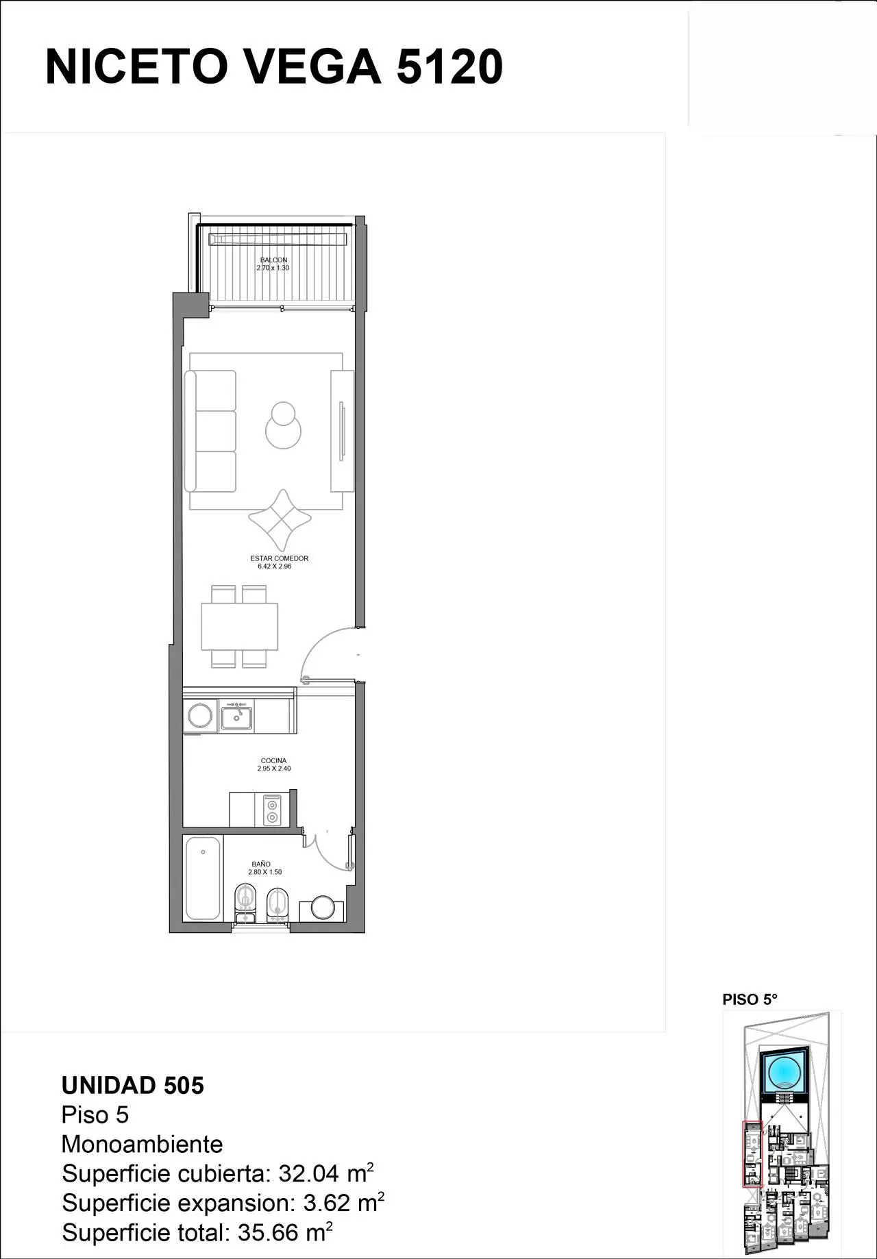 Imagen de la propiedad Niceto Vega 5120 - 505