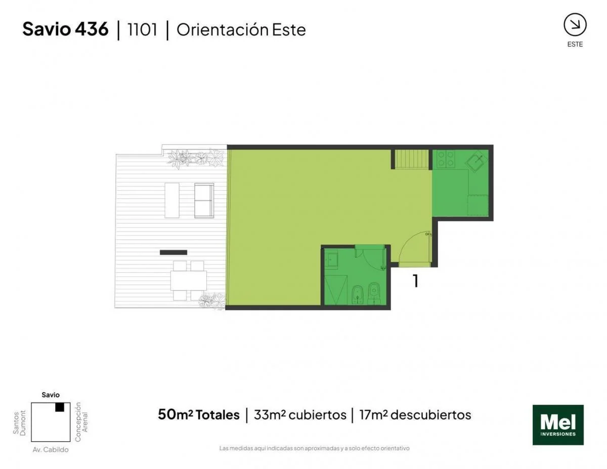 Imagen de la propiedad 1 ambientes ZP 2267762