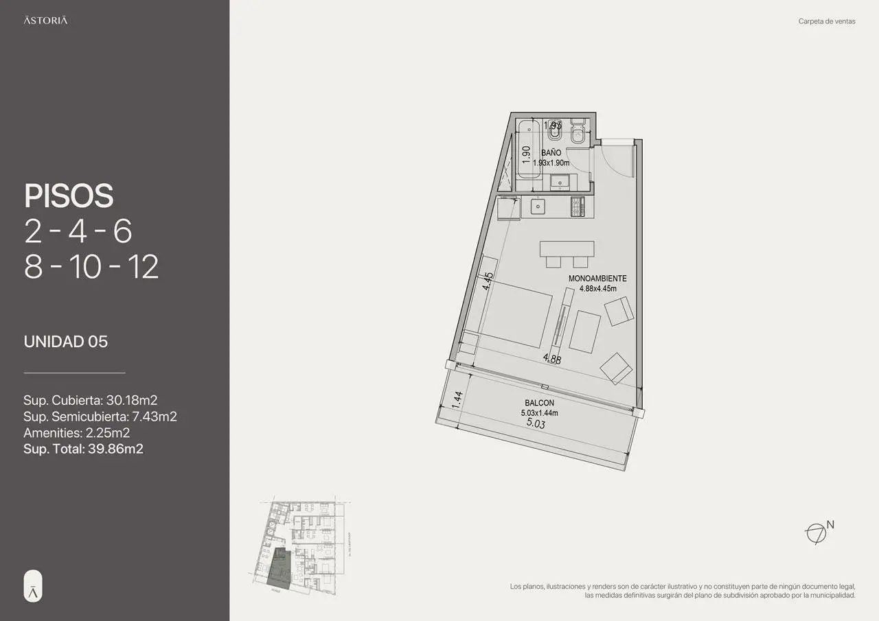 Imagen de la propiedad ASTORIA LIBERTADOR | Unidad 405