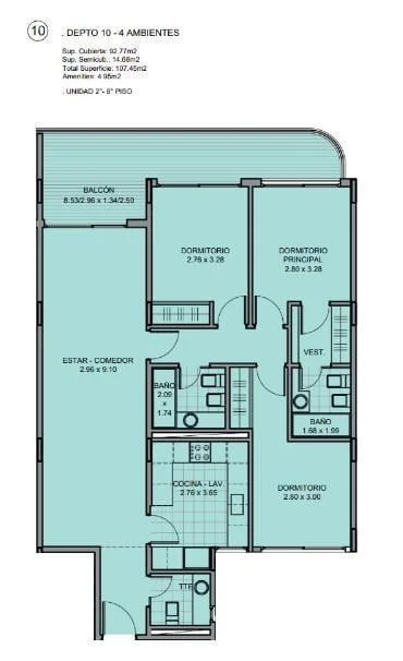 Imagen de la propiedad 4 ambientes ZP 2159399