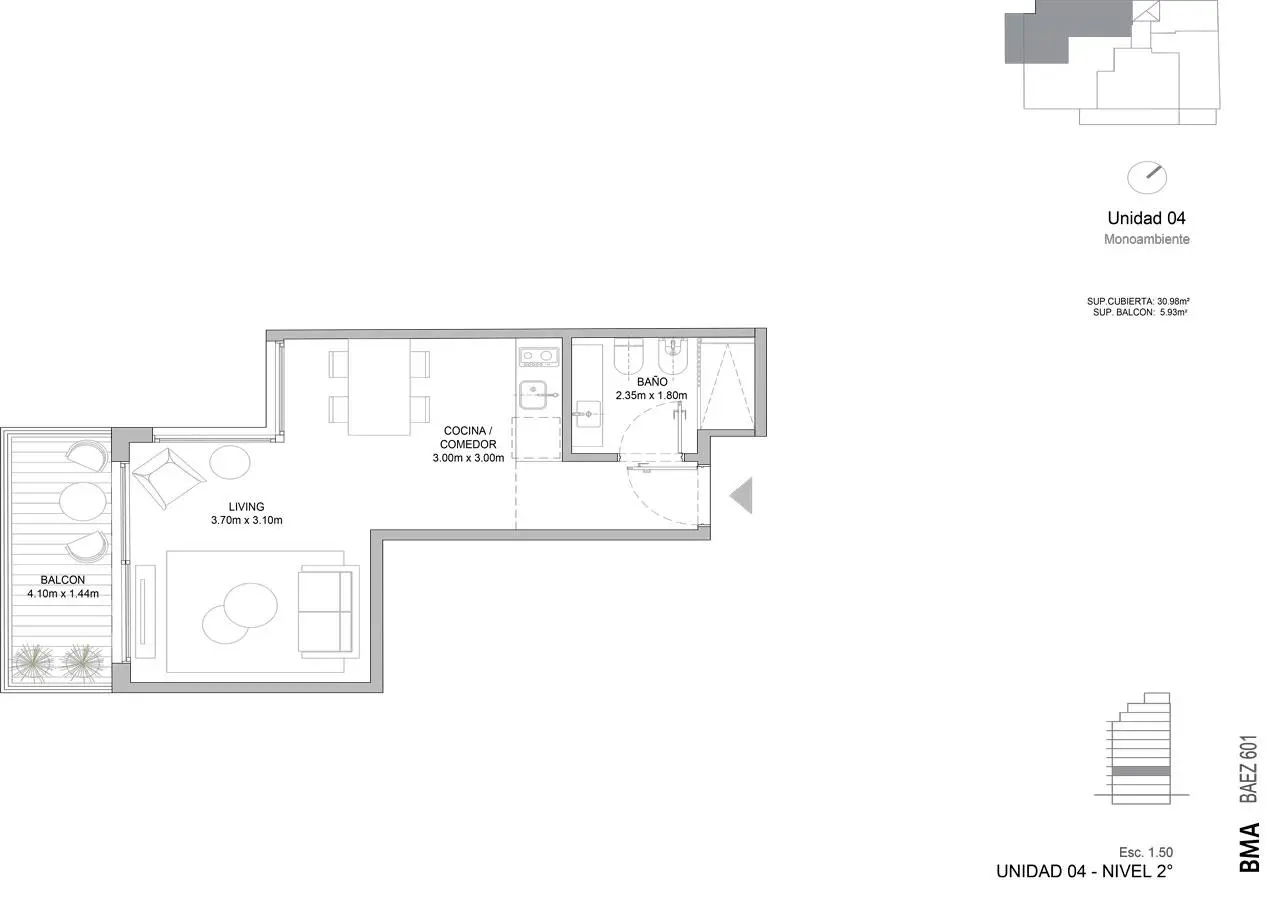 Imagen de la propiedad QUBE BAEZ | Unidad 204