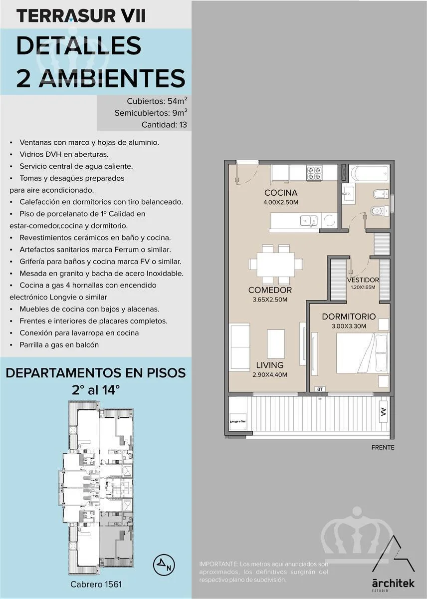 Imagen de la propiedad 2 ambientes ZP 2166136