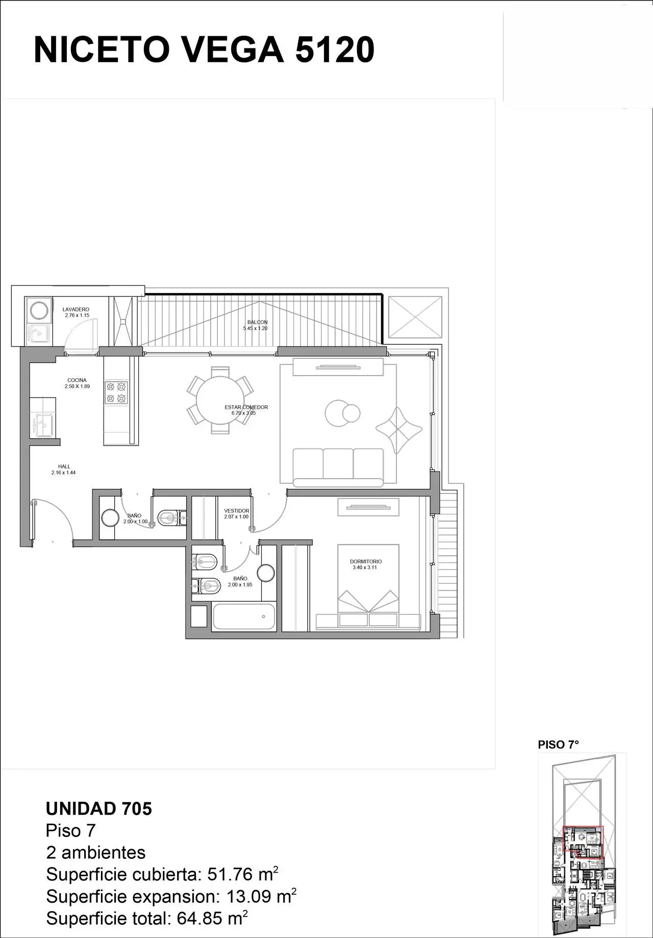 Imagen de la propiedad Niceto Vega 5120 - 705