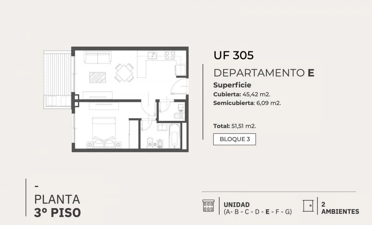 Imagen de la propiedad Highline Caballito – 2 ambientes – Ref. 2164950