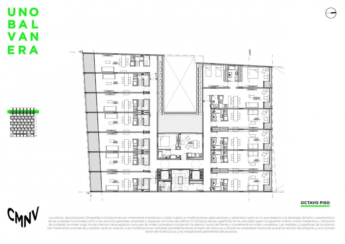 Imagen de la propiedad UNO Balvanera – Dúplex de 2 ambientes – Piso 8 – Ref. 2156621