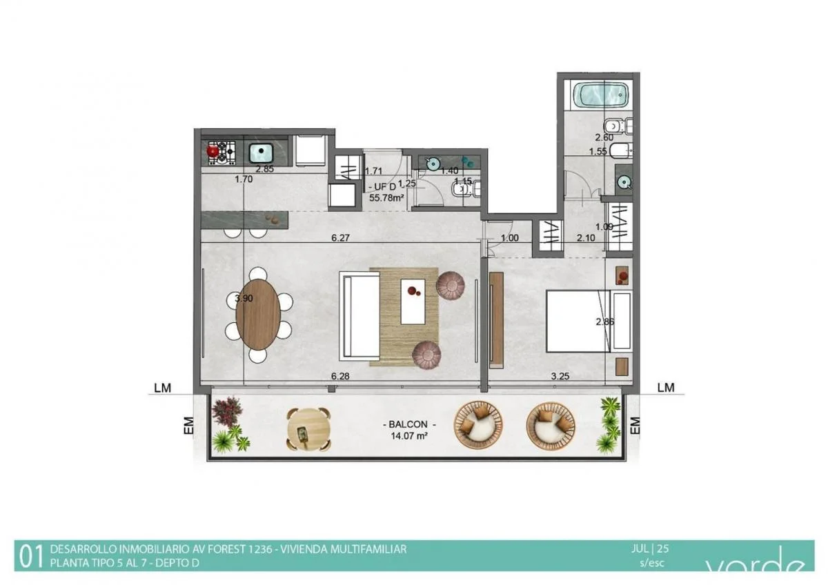 Imagen de la propiedad 2 ambientes ZP 2157892