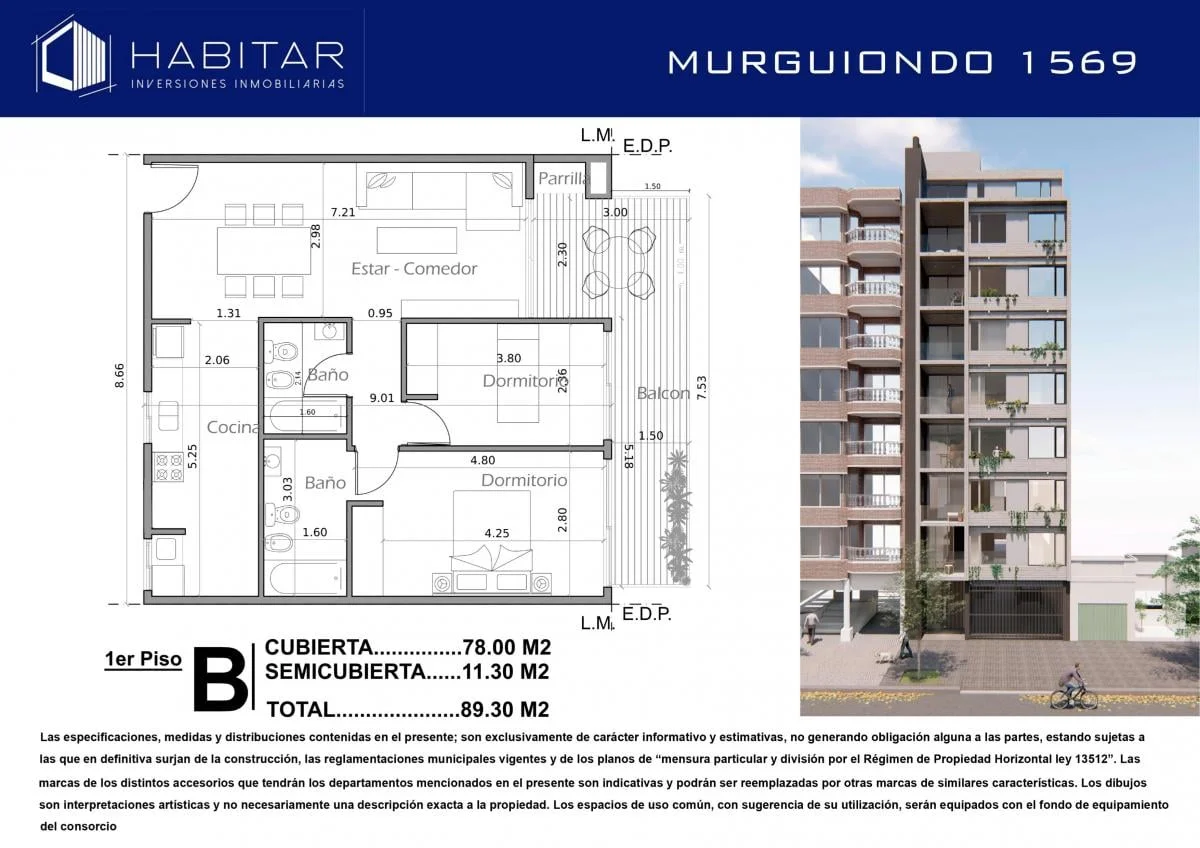Imagen de la propiedad 3 ambientes ZP 2166659